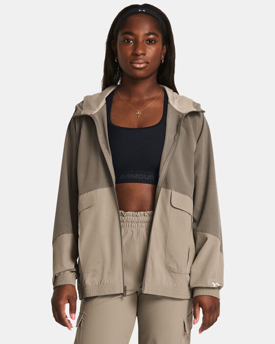 Women's UA ArmourSport Cargo Oversized Jacket image number 0