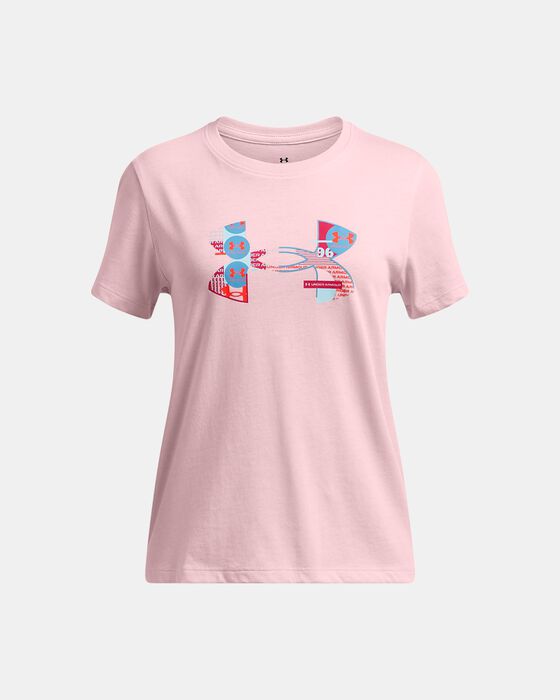 Girls' UA Big Logo UA Fill Short Sleeve image number 0