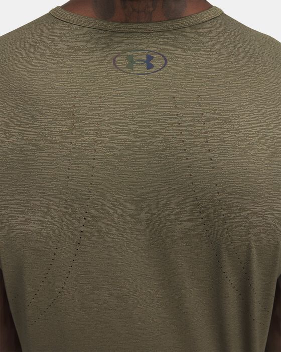 Men's UA Vanish Elite Vent Printed Short Sleeve image number 2