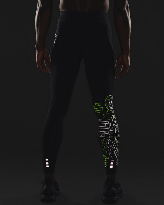 Men's UA Run Your Face Off Tights image number 4