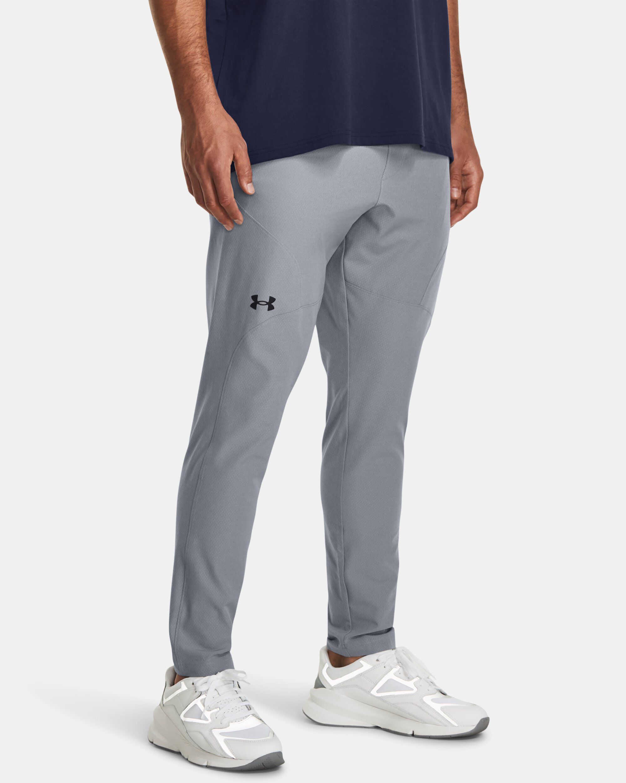Under Armour Men s UA Unstoppable Textured Tapered Pants Grey in KSA
