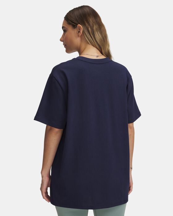 Women's UA Heavyweight Oversized Collegiate Short Sleeve image number 1