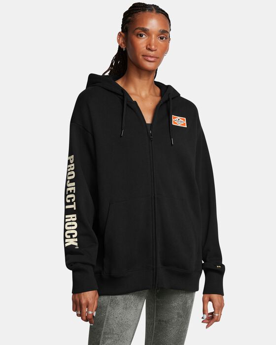 Women's Project Rock Heavyweight Hard At Work Full-Zip image number 0