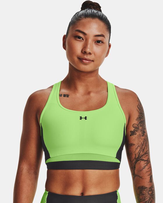 Women's Armour® Mid Crossback Long Line Sports Bra image number 0