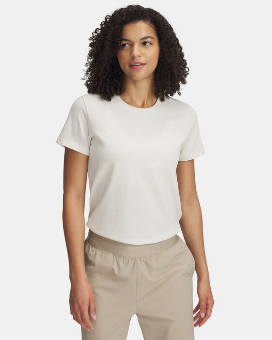 Women's UA Heavyweight Branded Short Sleeve image number 0