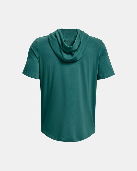 هودي UA رايفل تيري بأكمام قصيرة للرجال image number 5