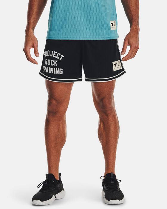 Men's Project Rock Penny Mesh Shorts image number 1