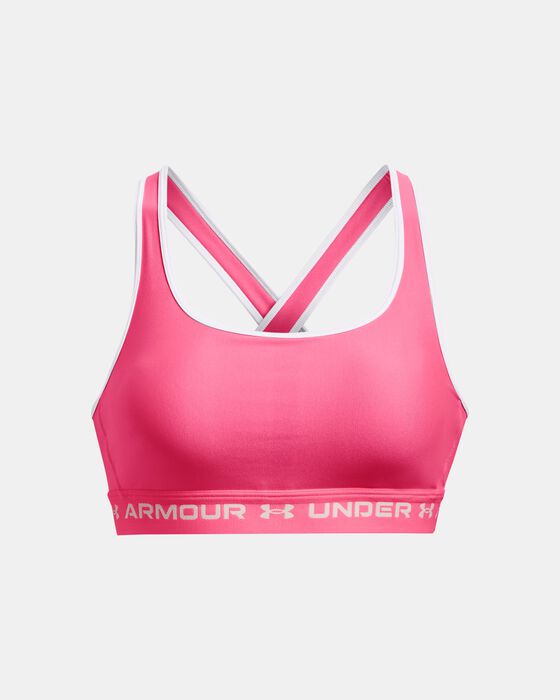 Women's Armour® Mid Crossback Sports Bra image number 10