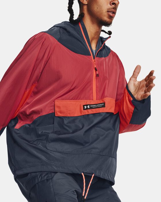 Men's UA RUSH™ Woven ½ Zip Anorak Jacket image number 4