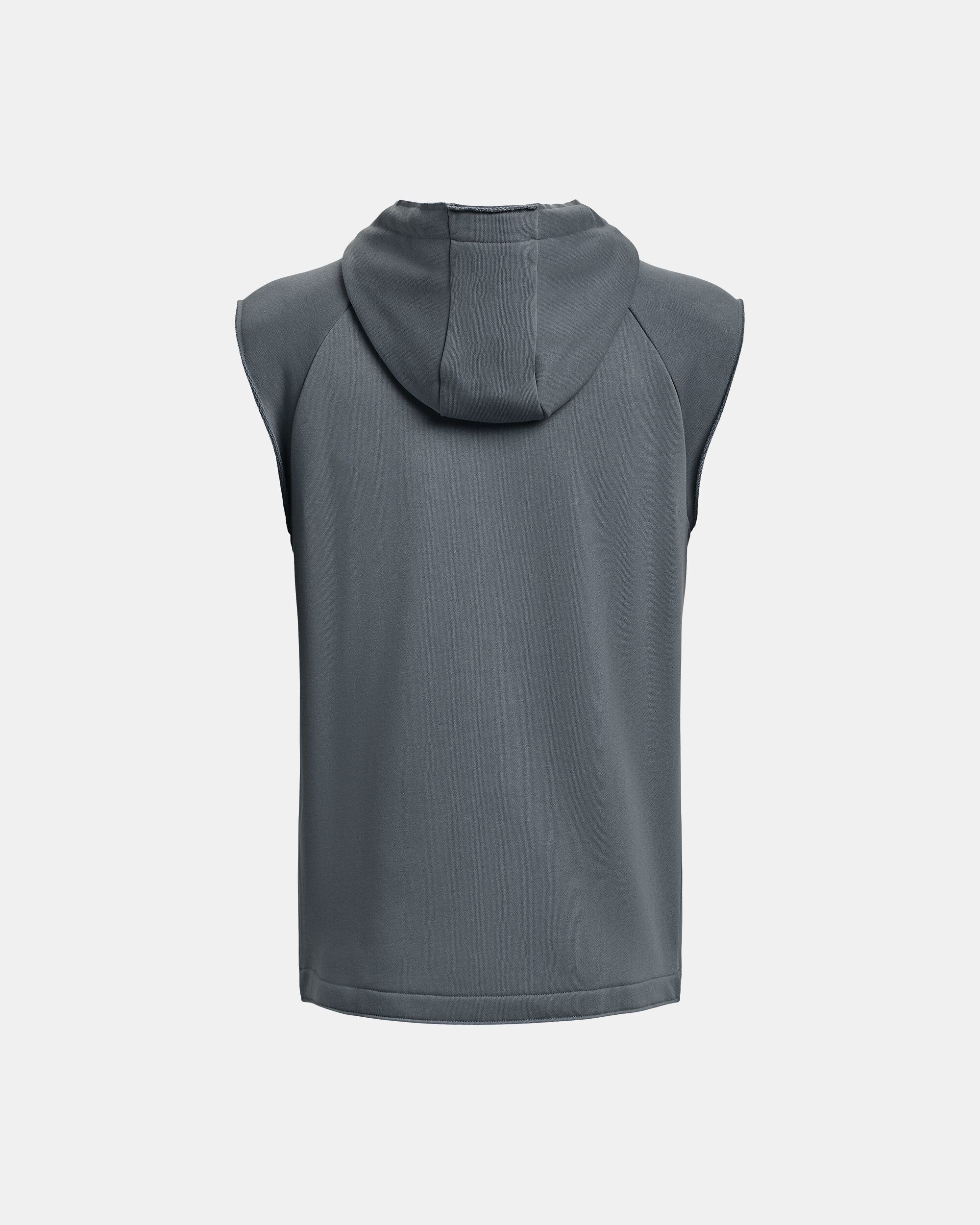 Buy Men's UA Heavyweight Terry Sleeveless Hoodie Grey in KSA | Under Armour