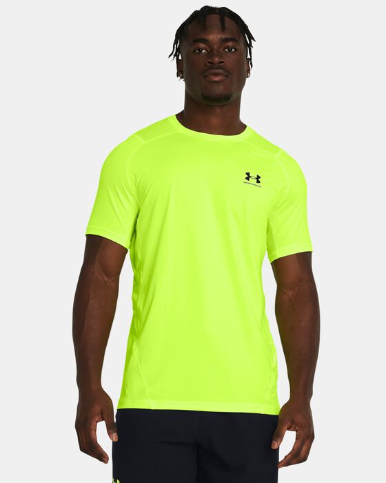 Men's HeatGear® Armour Fitted Short Sleeve image number 0