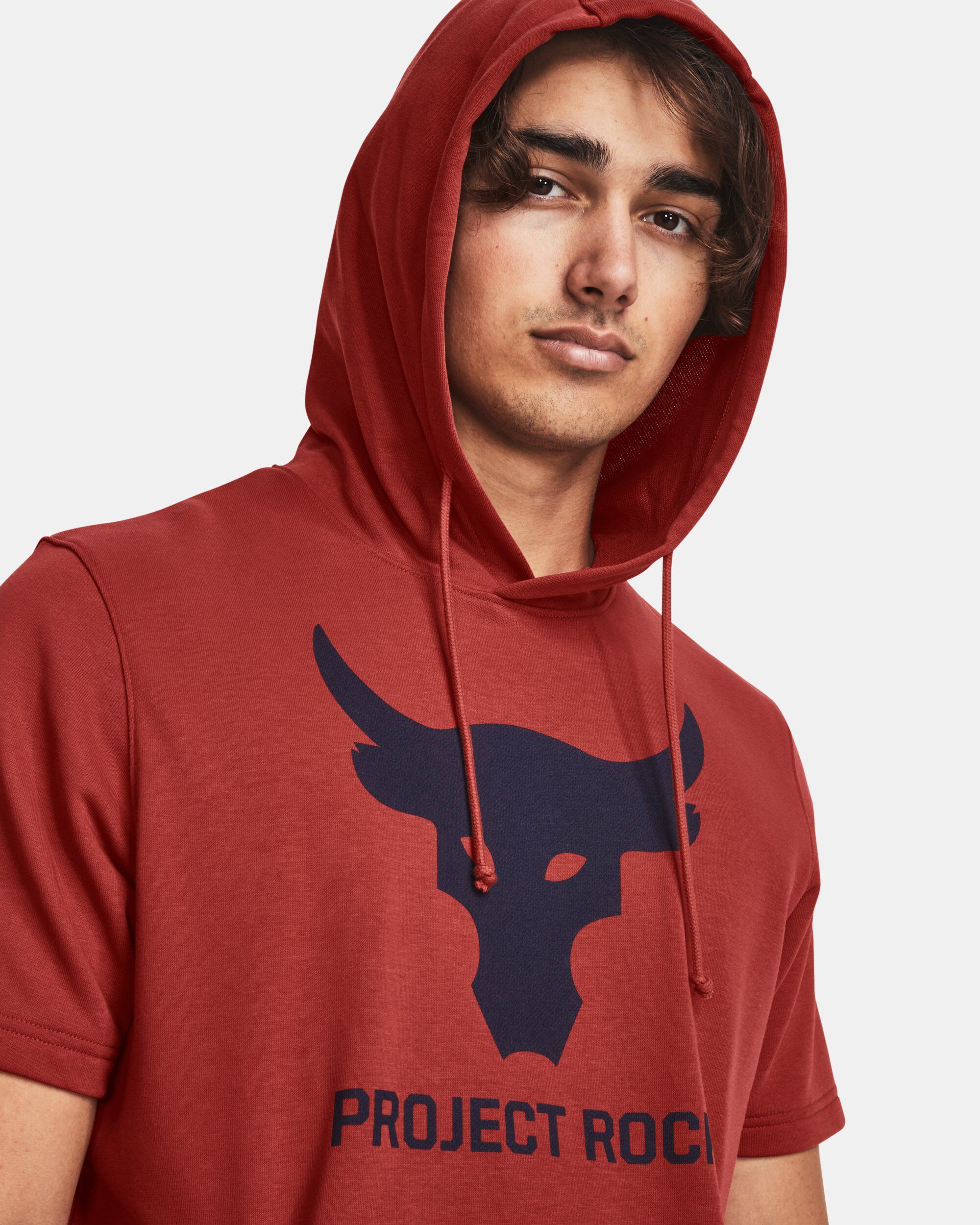 Under armour men s project rock sales respect graphic short sleeve hoodie