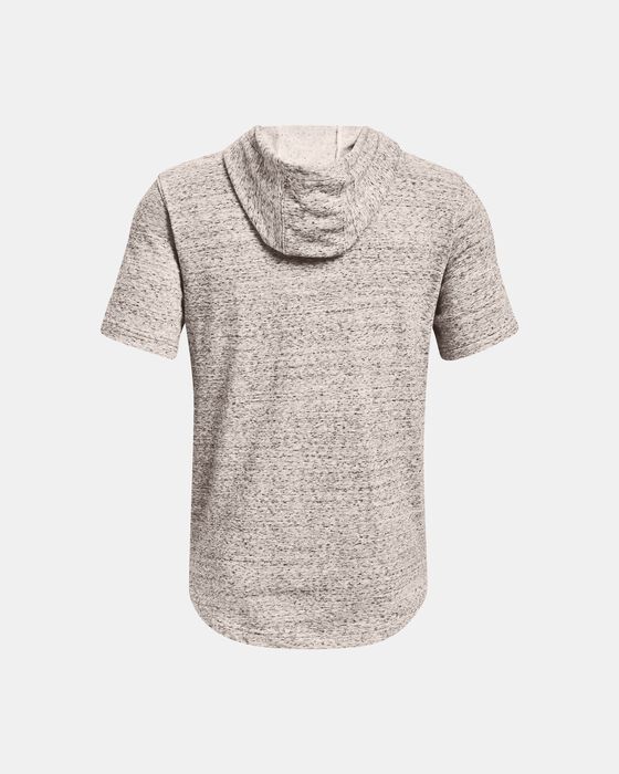 هودي UA رايفل تيري بأكمام قصيرة للرجال image number 5