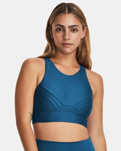 Women's UA Infinity Mid Pintuck Sports Bra