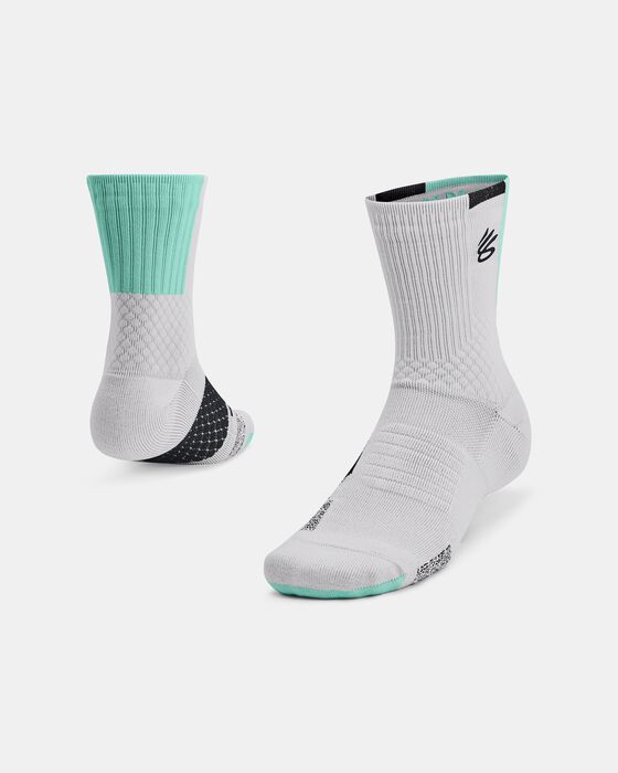 Unisex Curry ArmourDry™ Playmaker Mid-Crew Socks image number 0