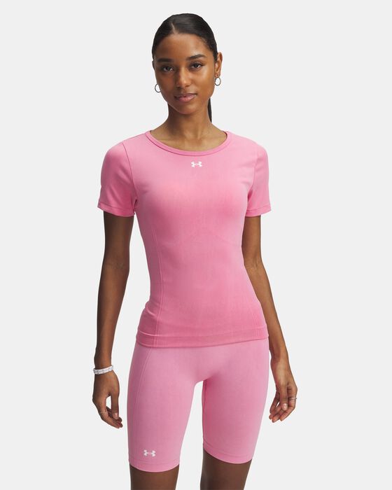 Women's UA Vanish Seamless Washed Short Sleeve image number 0