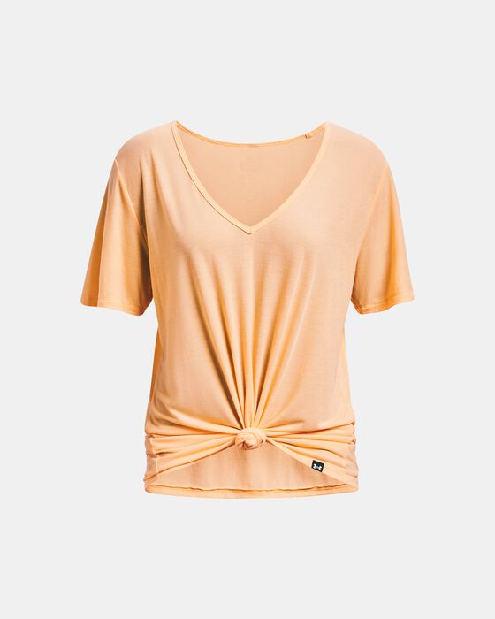 Women's Project Rock Completer Deep V T-Shirt image number 4