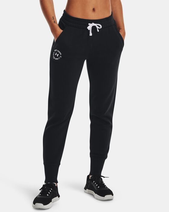 Women's UA Rival Fleece Crest Joggers image number 0