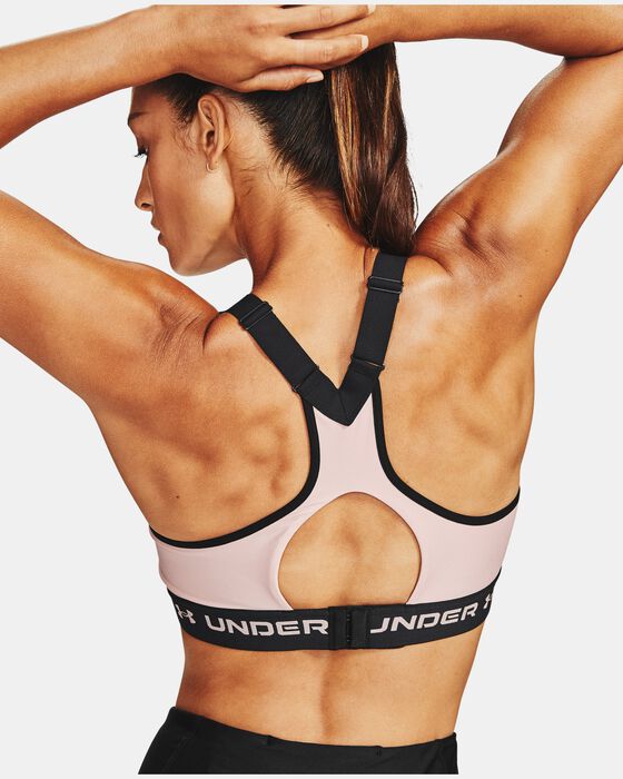 Women's Armour® High Crossback Sports Bra image number 1