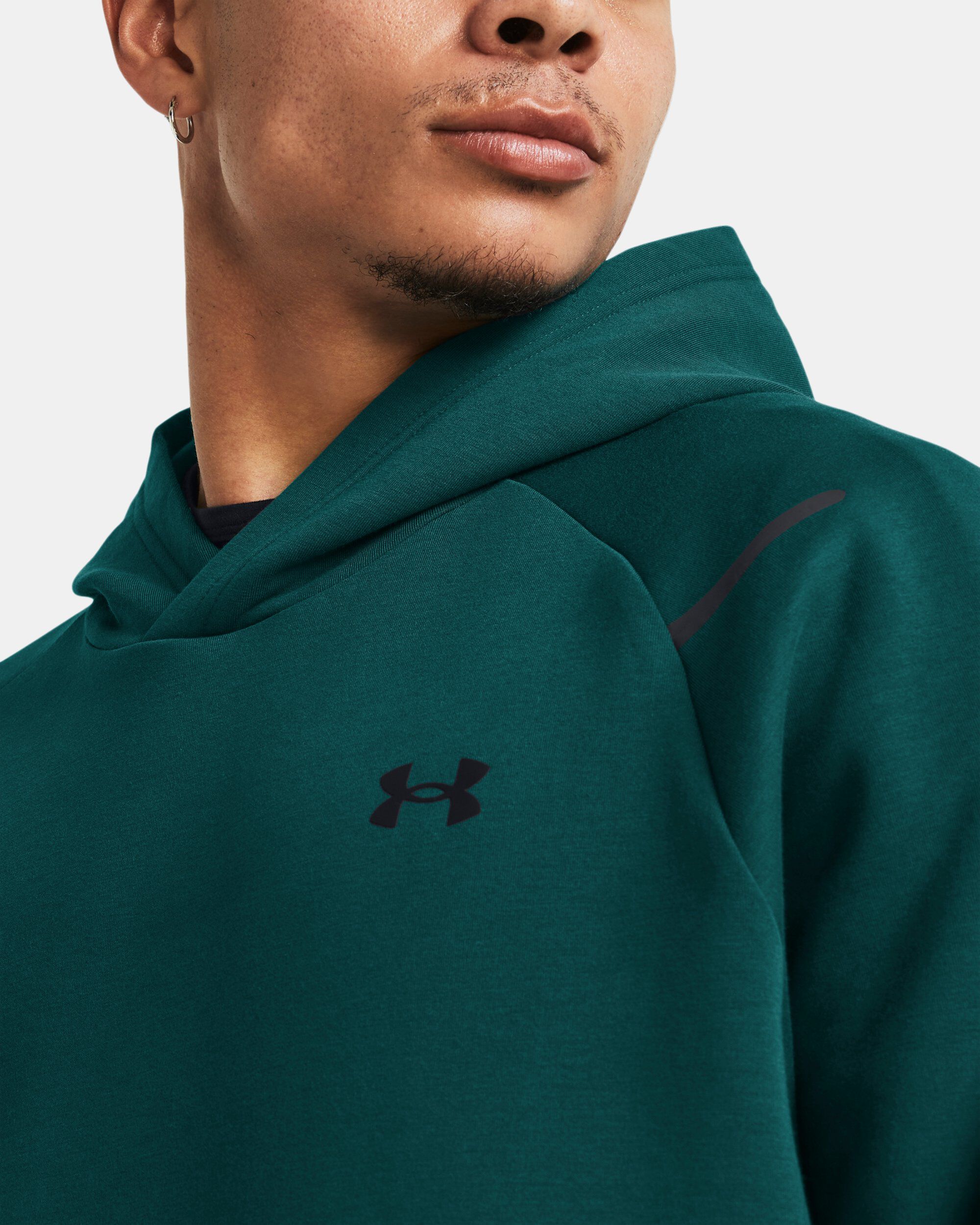 Dark green deals under armour hoodie