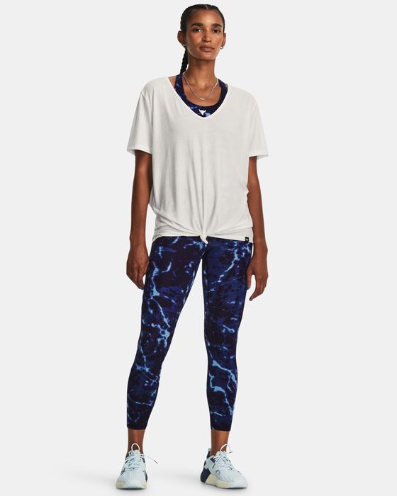 Women's Project Rock Completer Deep V T-Shirt image number 2