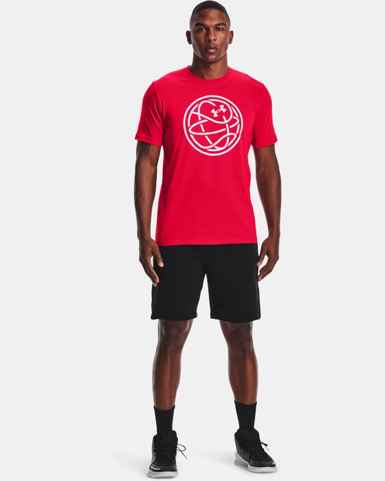 Men's UA Hoops Logo T-Shirt image number 2