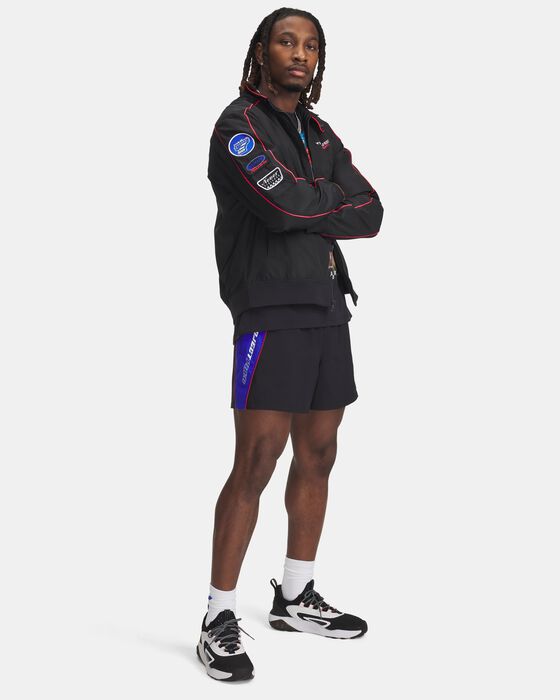 شورت بروجكت روك ووفن كولور بلوك للرجال شورت بروجكت روك ووفن كولور بلوك للرجال image number 2