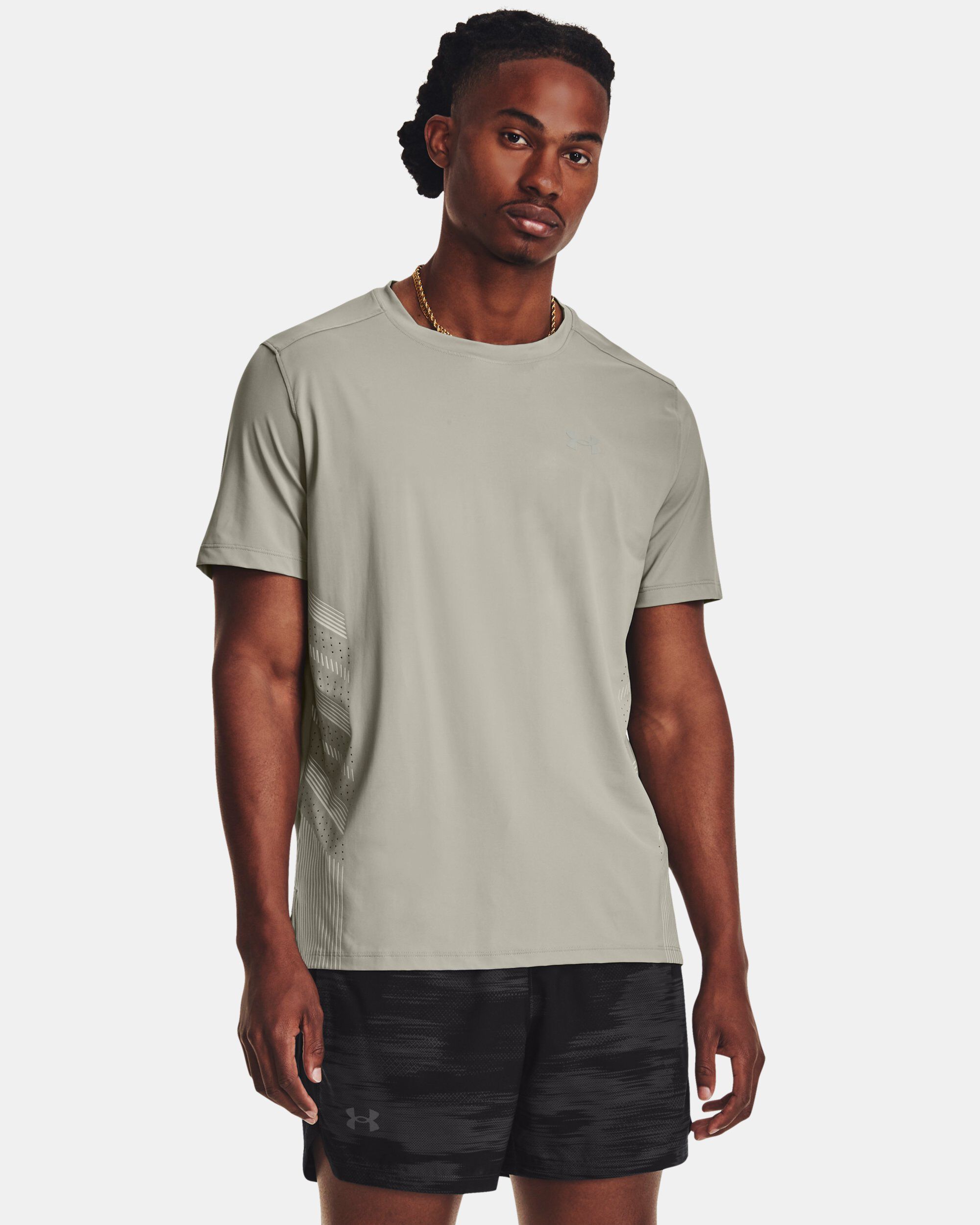 Men s UA Iso Chill Laser Heat Short Sleeve