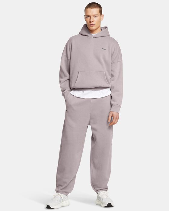 بنطال UA ايكون هيفي ويت فليس واش اوفرسايزد للرجال image number 2