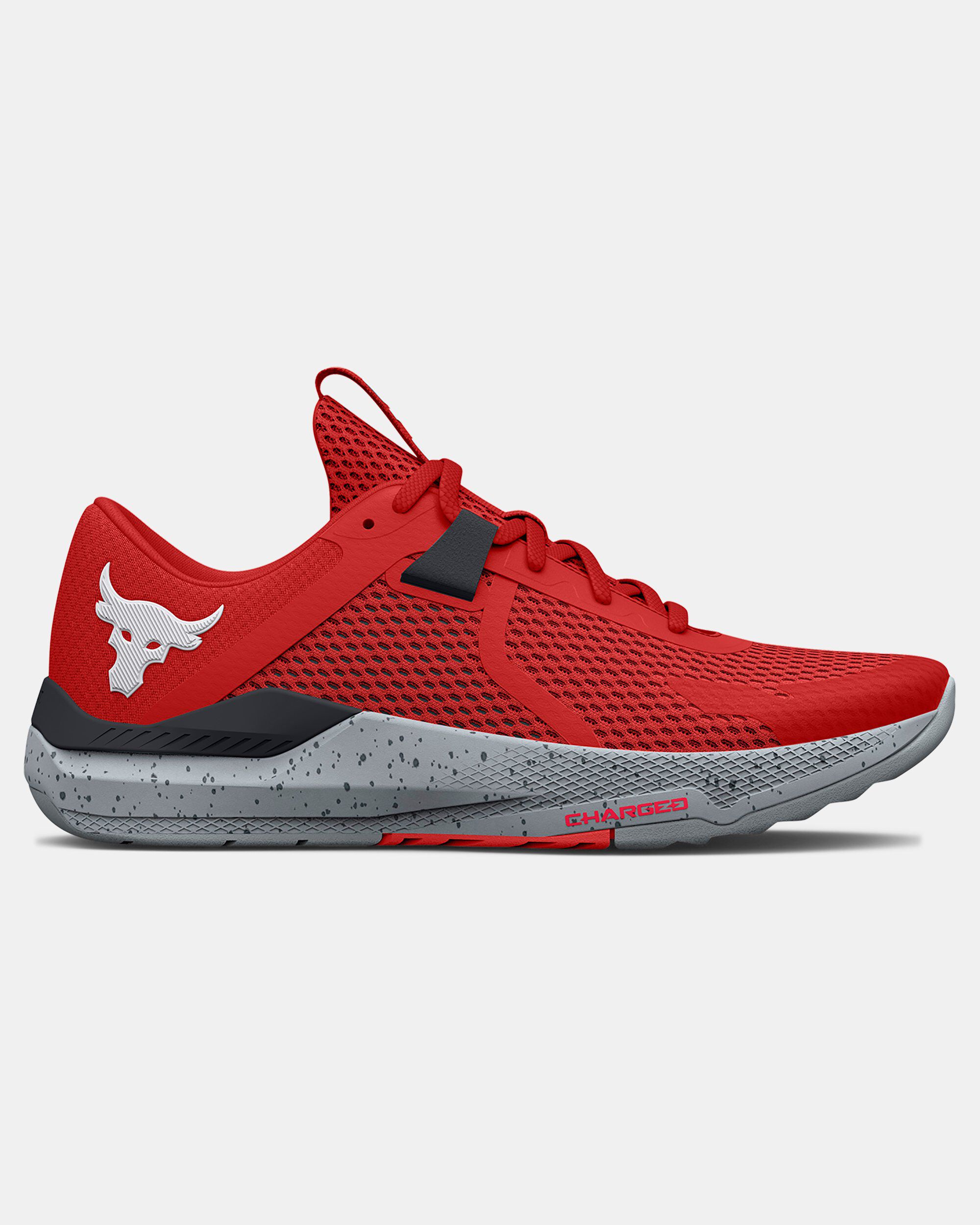 Under armour online shoes red