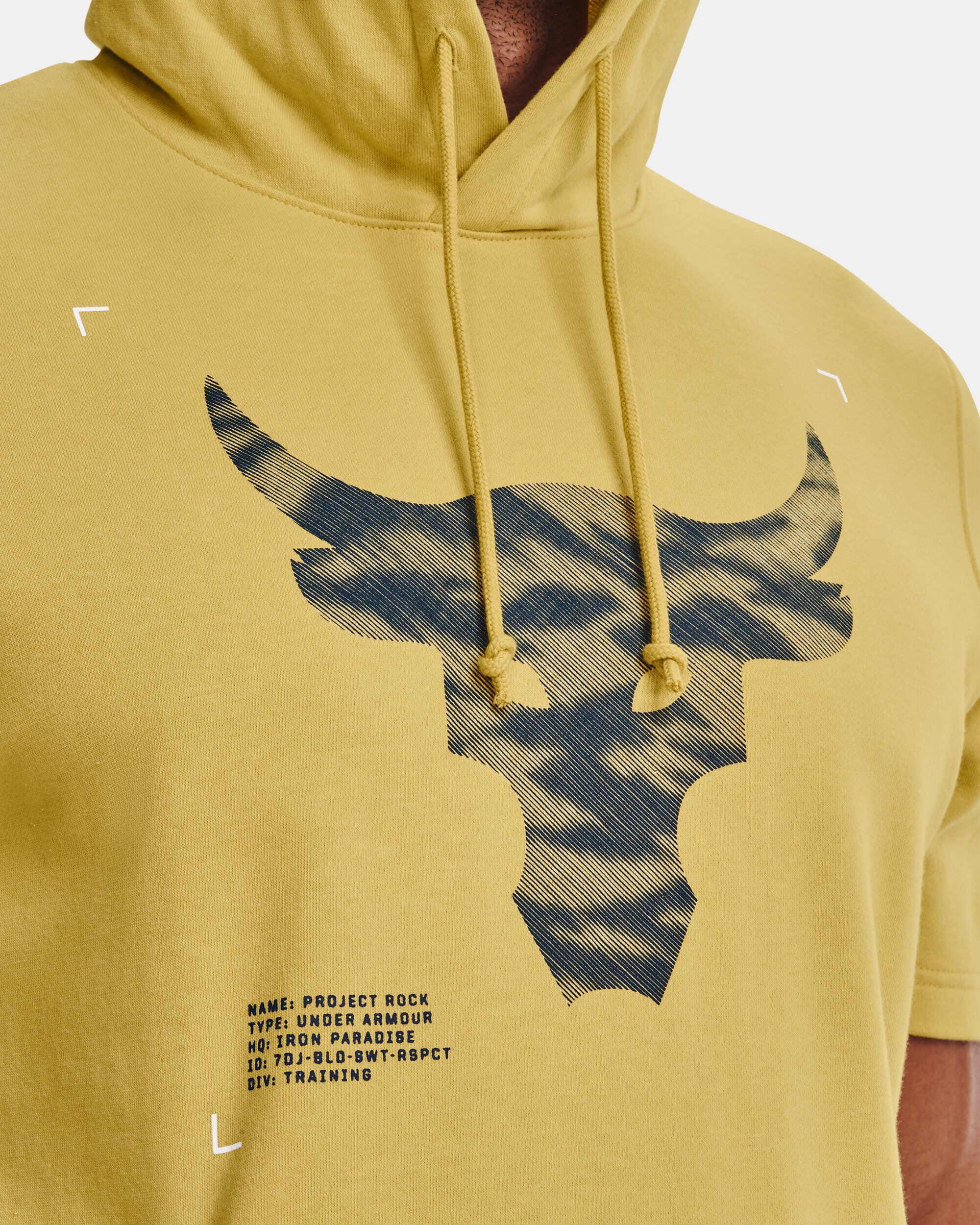 Project rock yellow hoodie discount
