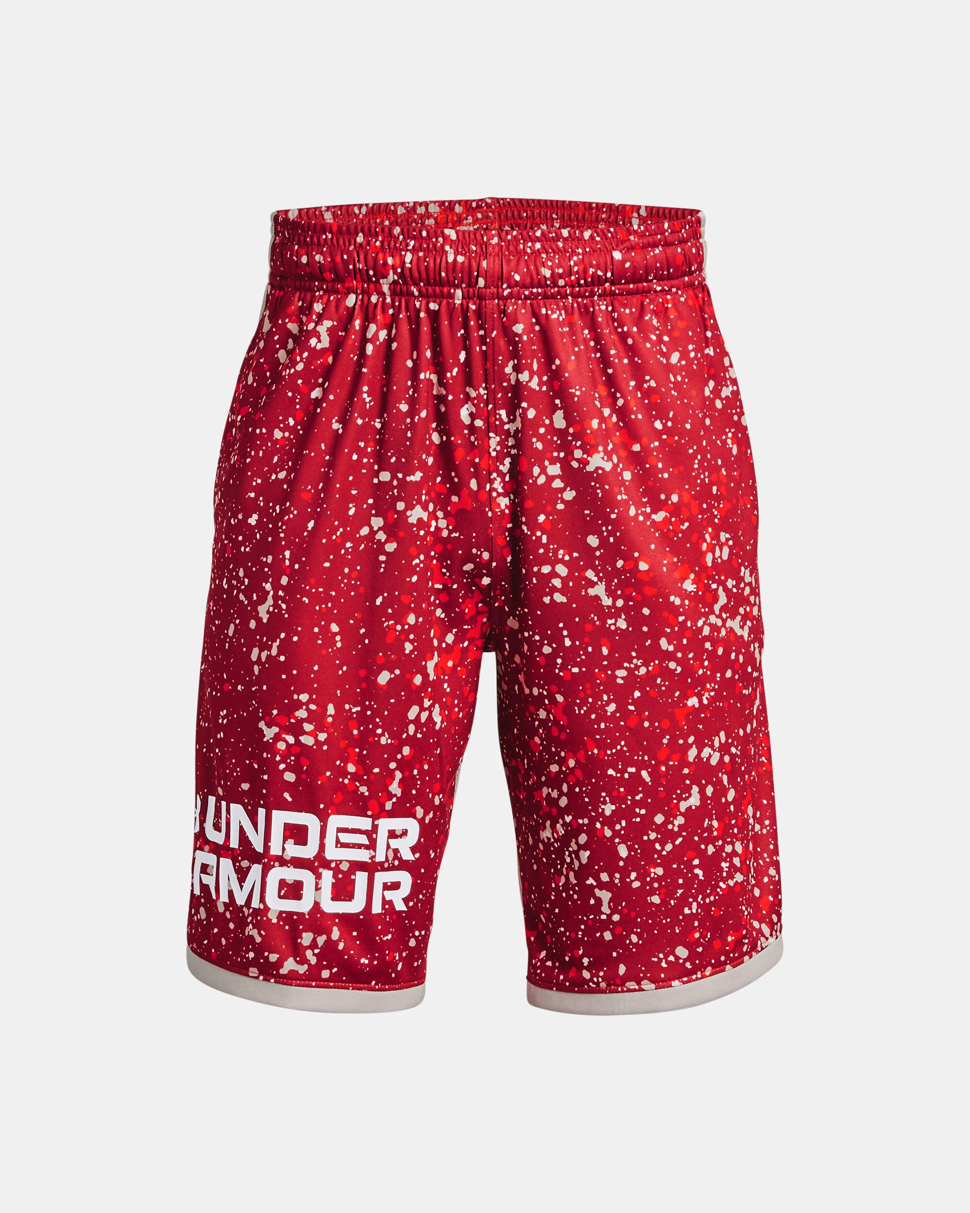 Buy Boys UA Stunt 3.0 Plus Shorts Red in KSA Under Armour