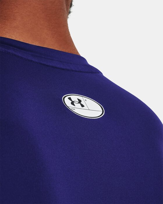 Men's HeatGear® Armour Fitted Short Sleeve image number 3