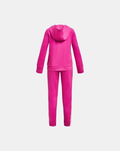 Girls' UA Knit Hooded Track Suit