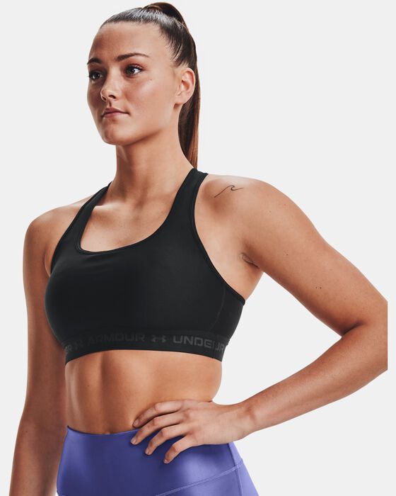 Women's Armour® Mid Crossback Sports Bra image number 2