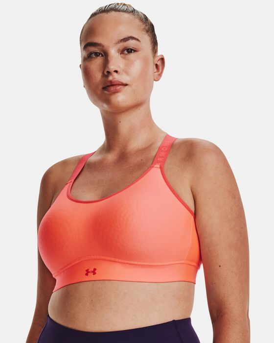 Women's UA Infinity Mid Covered Sports Bra image number 4