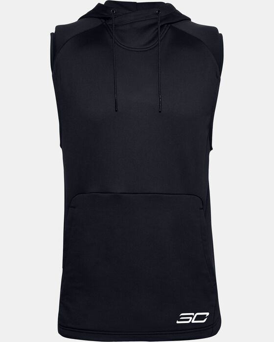 Men's Curry Sleeveless Hoodie image number 4