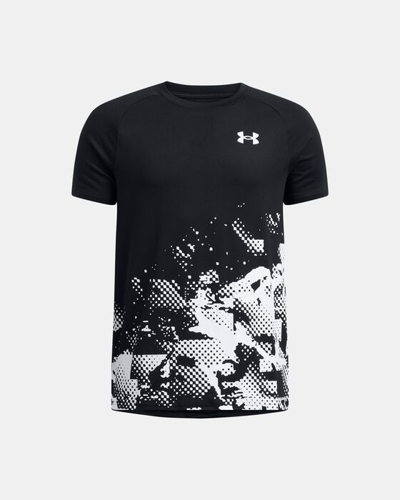 Boys' UA Tech™ Graphic Short Sleeve image number 0