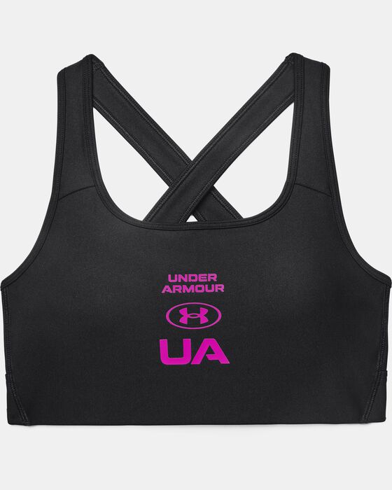 Women's Armour® Mid Crossback Graphic Sports Bra image number 8
