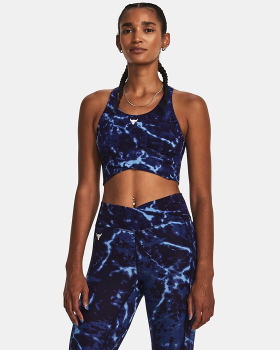Women's Project Rock Lets Go Crossover Printed Top image number 0