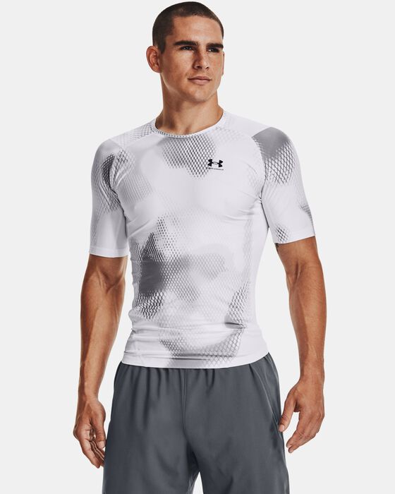 Men's UA Iso-Chill Compression Printed Short Sleeve image number 0
