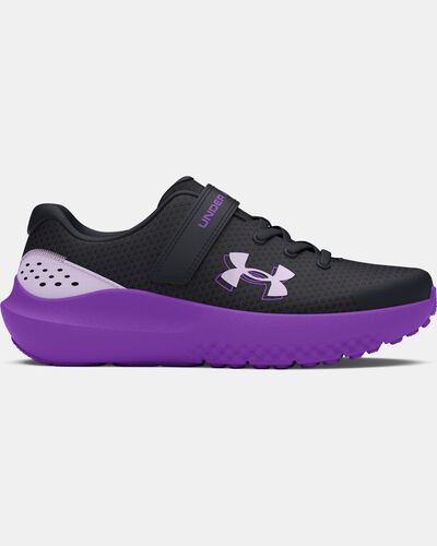 Girls' Pre-School UA Surge 4 AC Running Shoes