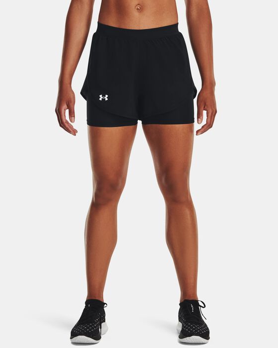 Women's UA Fly-By Elite 2-in-1 Shorts image number 0