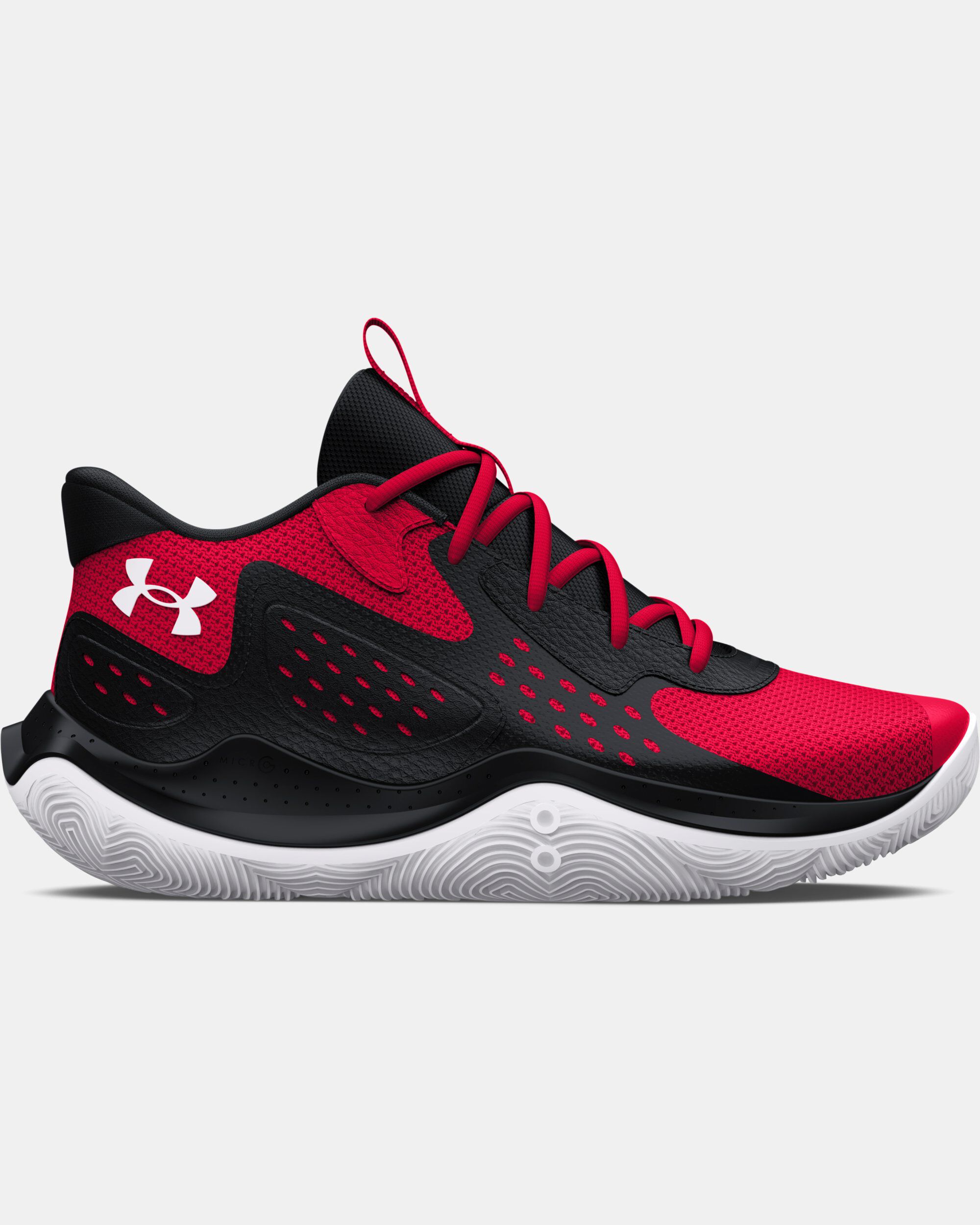 Under Armour Unisex UA Jet 23 Basketball Shoes Red in KSA
