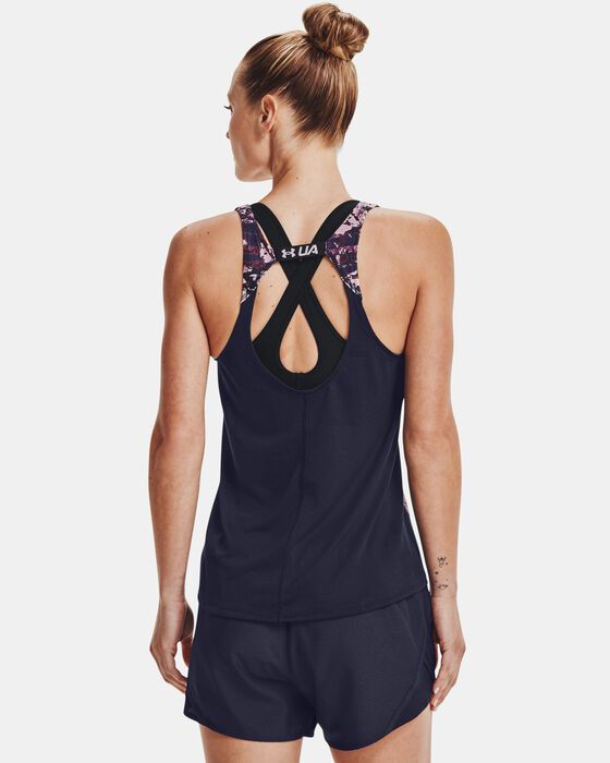 Women's UA Fly-By Printed Tank image number 1