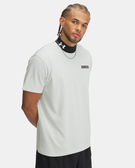 Men's UA Heavyweight Armour Label Short Sleeve image number 0