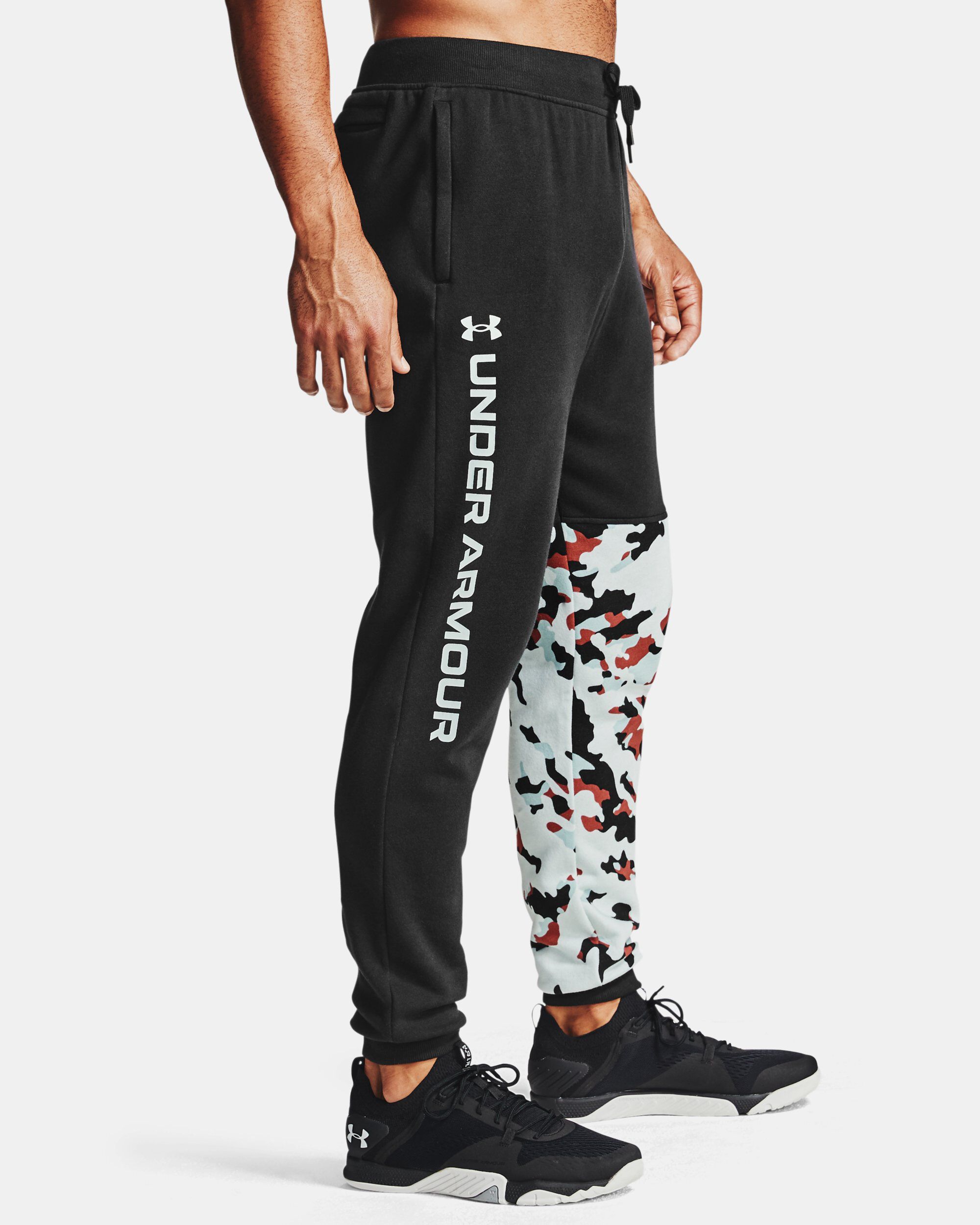 Under armour rival fleece camo joggers sales
