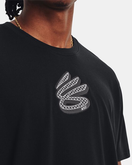 Men's Curry Logo Heavyweight Short Sleeve image number 3