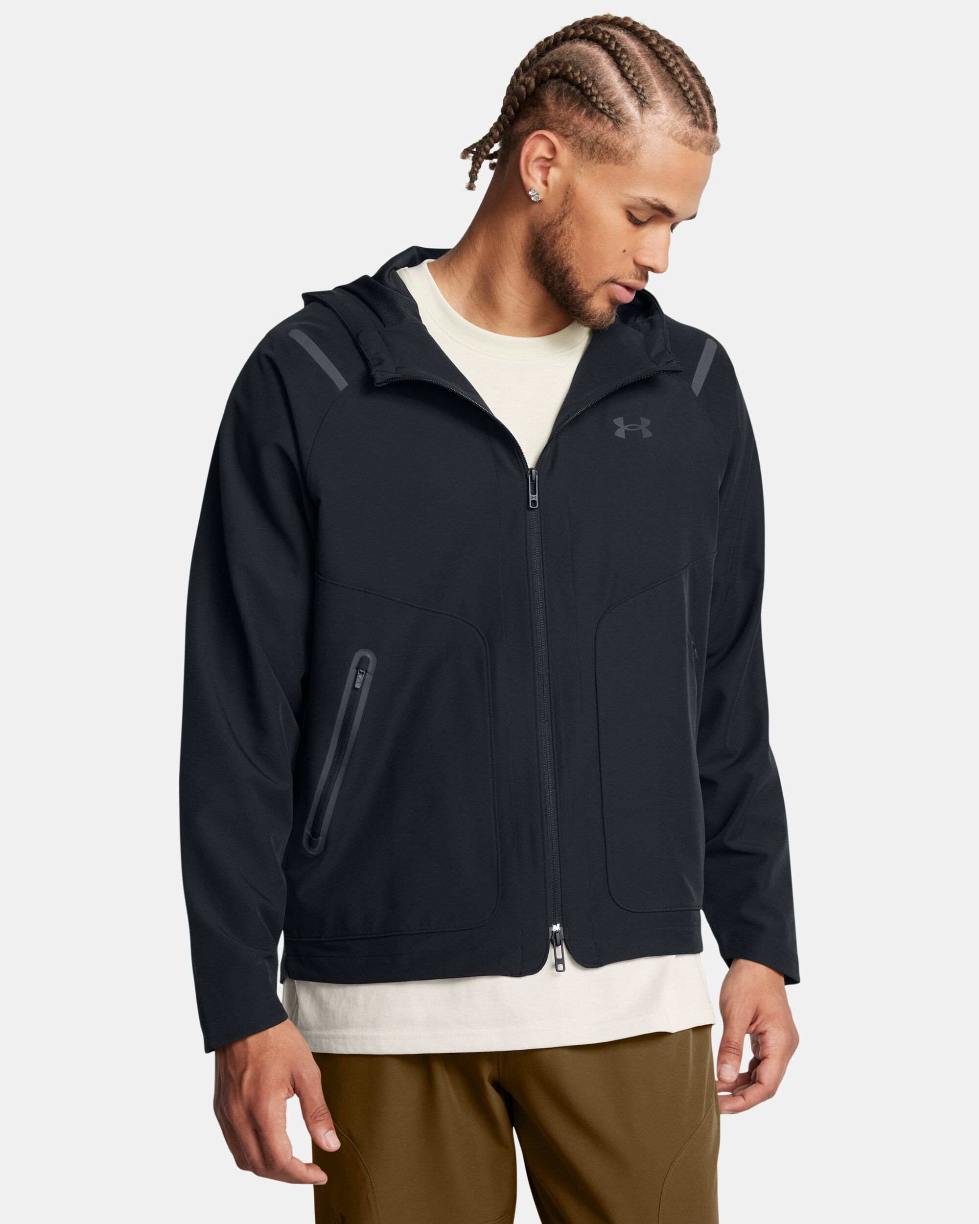 Men's jacket zipper on left on sale
