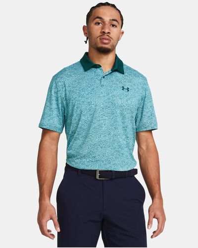 Men's UA Tee To Green Printed Polo